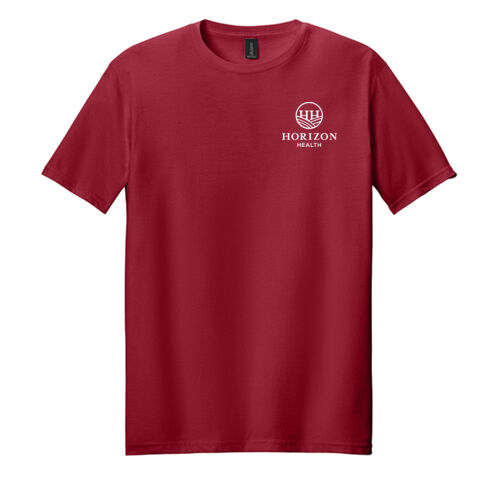 Horizon Health Logo Left Chest & Full Back Print on a Gildan® - Softstyle ® T Shirt Thumbnail