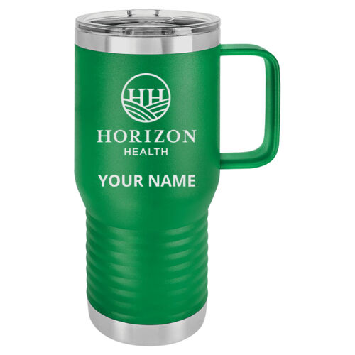 Horizon Health Logo Engraved on a Polar Camel® - 20 oz.Travel Mug Vacuum Insulated with Slider Lid Thumbnail