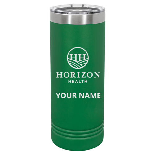 Horizon Health Logo Engraved on a Polar Camel® - 22 oz. Skinny Tumbler with Slider Lid Thumbnail