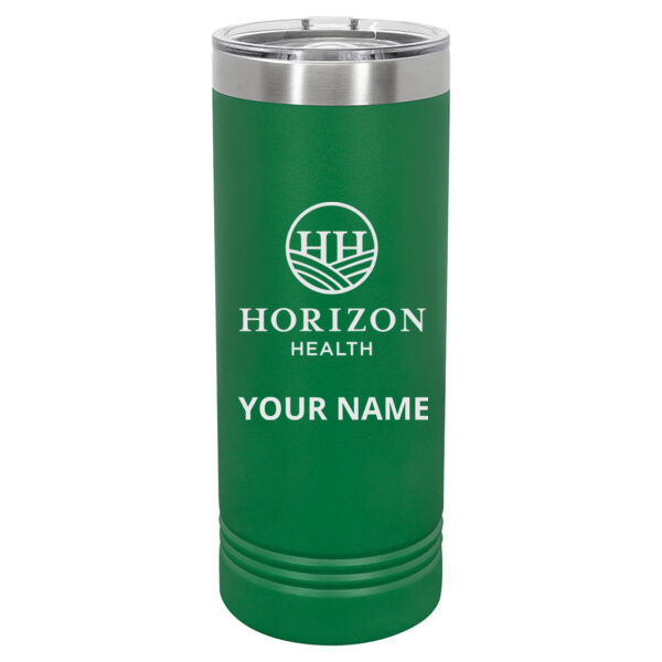 Horizon Health Logo Engraved on a Polar Camel® - 22 oz. Skinny Tumbler with Slider Lid Thumbnail