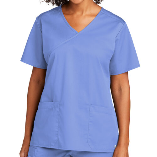 Wink® Women's WorkFlex Mock Wrap Top Thumbnail