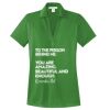 Women's Performance Fine Jacquard Polo Thumbnail